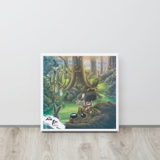 Toile imprimée - Kintarou et Minamoto no Yorimitsu