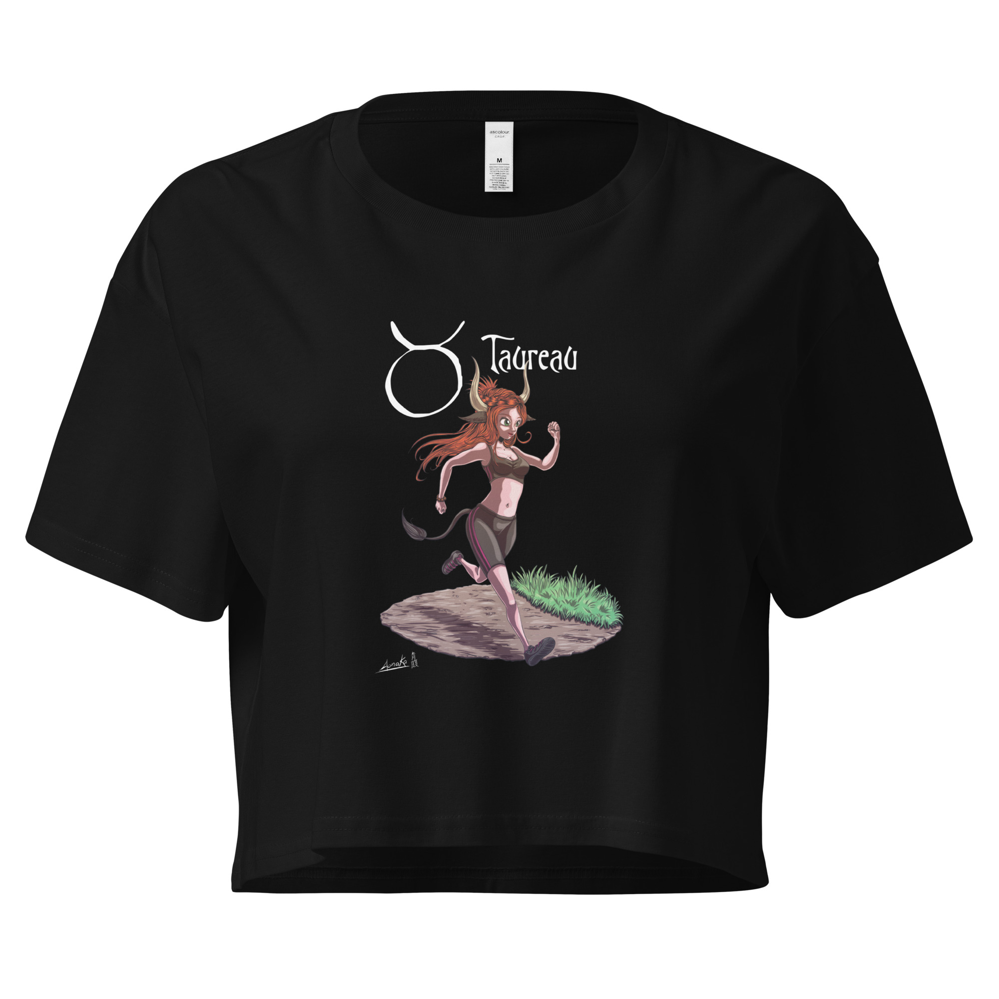 Crop top pour femme - Coeur de Sel - Taureau