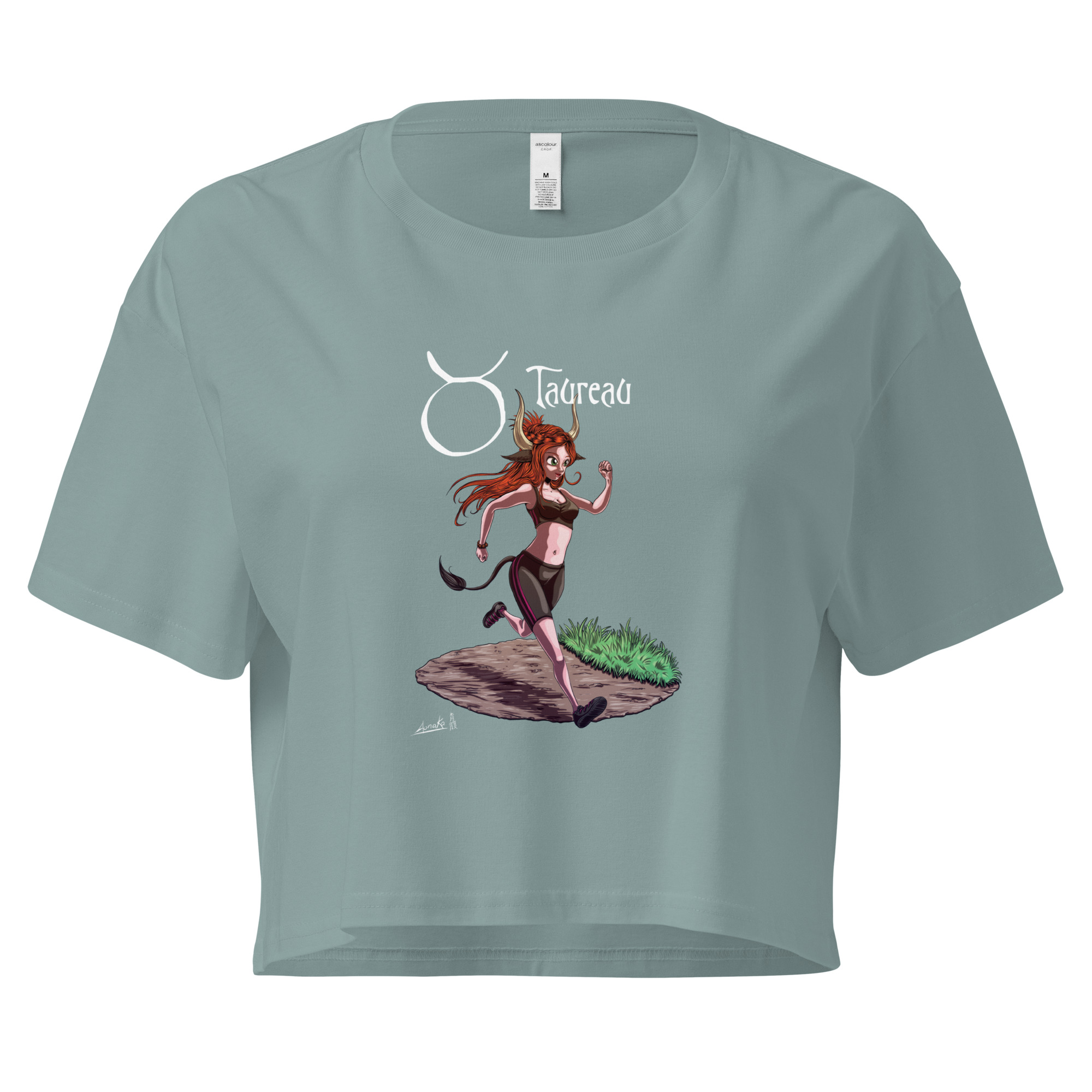 Crop top pour femme - Coeur de Sel - Taureau – Image 5